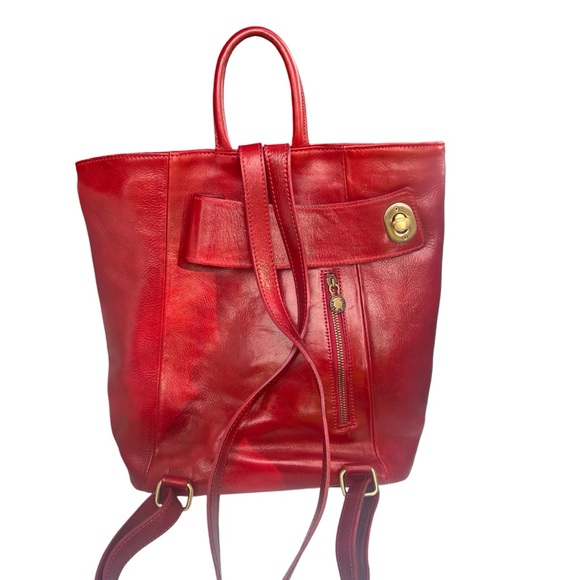 Vera Pelle (Made in Italy) Genuine Leather Satchel Handbag - Picture 12 of 13